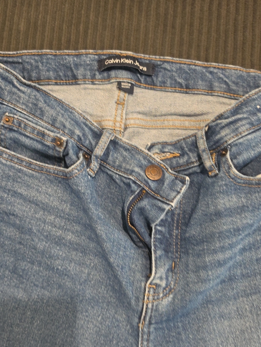 Calvin Klein Jeans High-Rise Blue Wash Women's Jeans